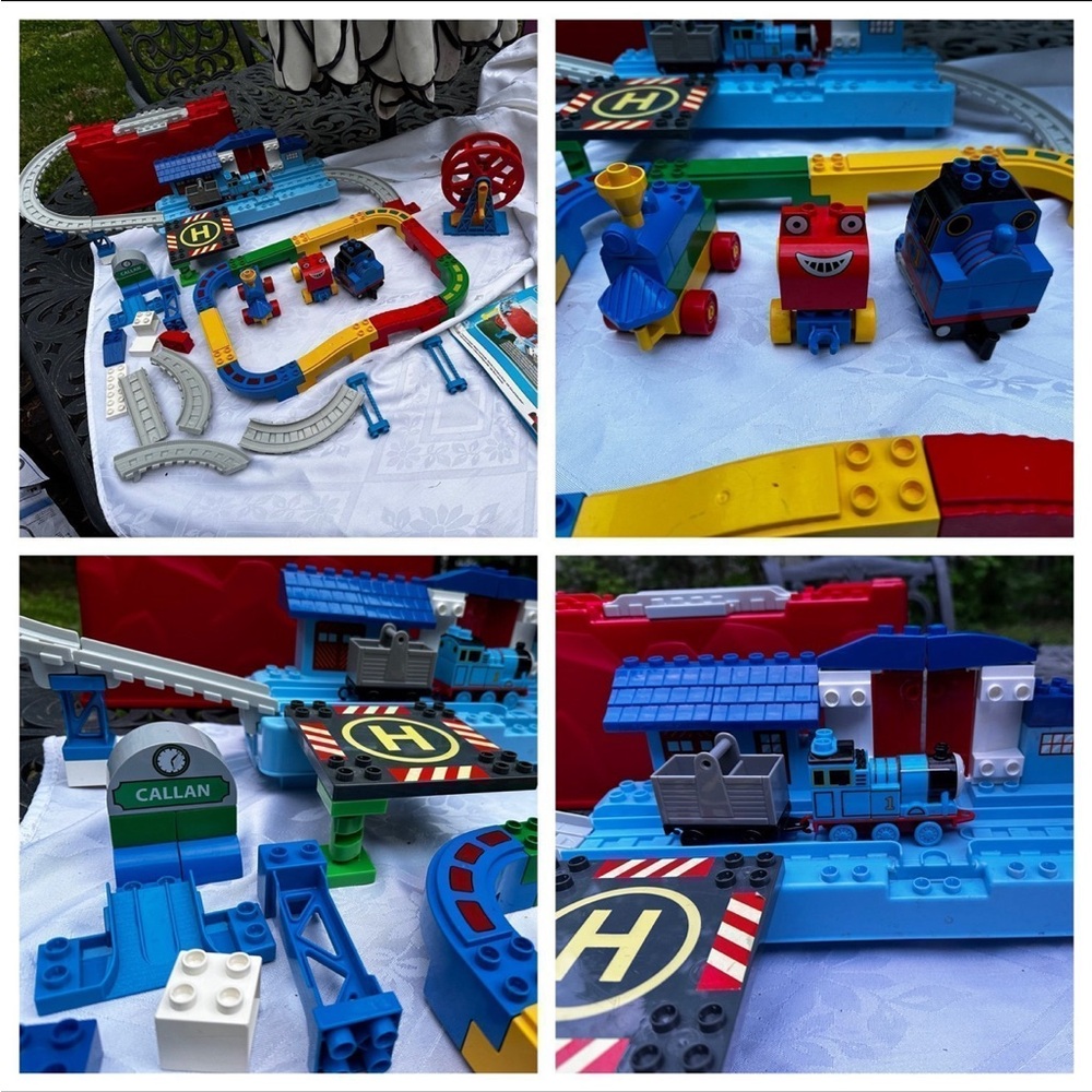 Vintage Thomas & friends railway and Lego duplo monorail